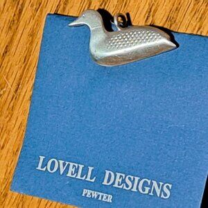 Ken Kantro Pewter Loon Pendant